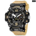 Men 50m Waterproof Sports Military Digital 8072 Dual
