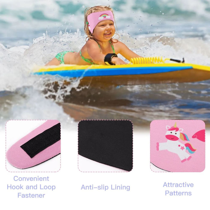 Waterproof Swimming Headband for Kids Adjustable Keep Water