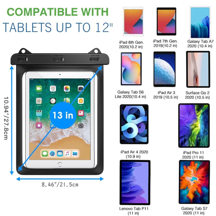 Waterproof Tablet Case for Ipad Air 5 10.9samsung Tab S4/