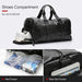 Waterproof Travel Bag with Shoe Pouch