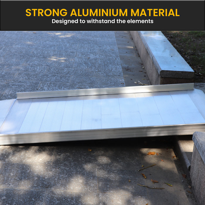 6Ft Portable Aluminium Mobility Threshold Access Wheelchair Ramp