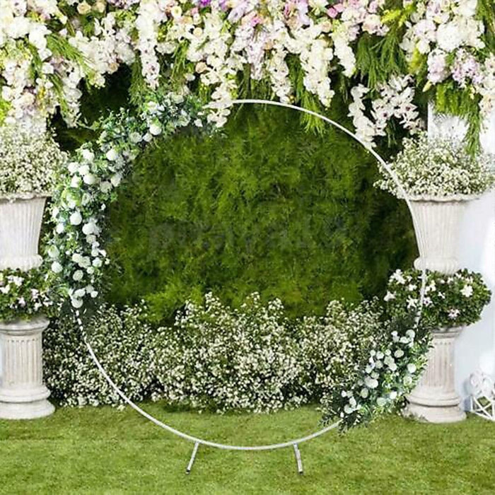2m Wedding Hoop Round Circle Arch Backdrop Flower Display