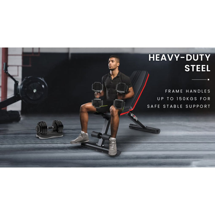 Weight Bench Workout Gym Press Adjustable Lifting Fitness