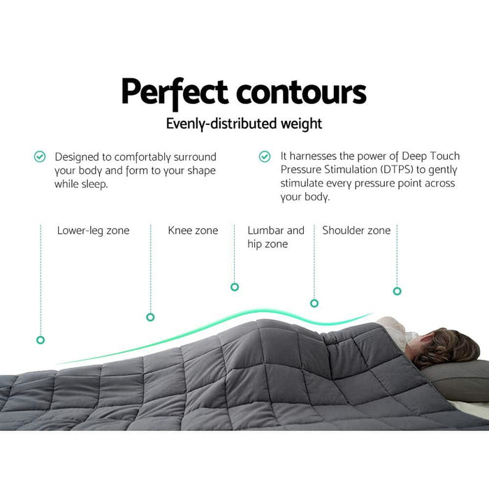 Goslash Picks Weighted Blanket Adult 5kg Heavy Gravity