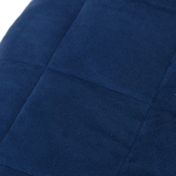 Weighted Blanket Blue 120x180 Cm 9 Kg Fabric Tpbink