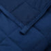 Weighted Blanket Blue 152x203 Cm 7 Kg Fabric Topanpp