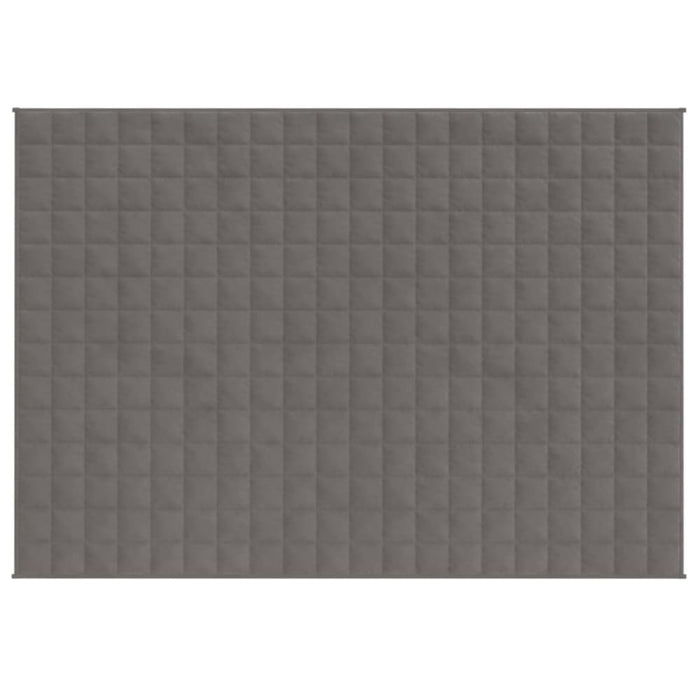 Weighted Blanket Grey 150x200 Cm 7 Kg Fabric Tpbiia
