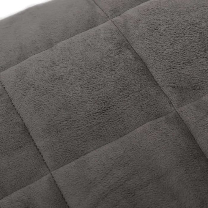 Weighted Blanket Grey 150x200 Cm 7 Kg Fabric Tpbiia