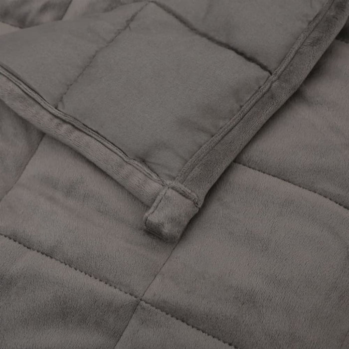 Weighted Blanket Grey 152x203 Cm 11 Kg Fabric Topantn