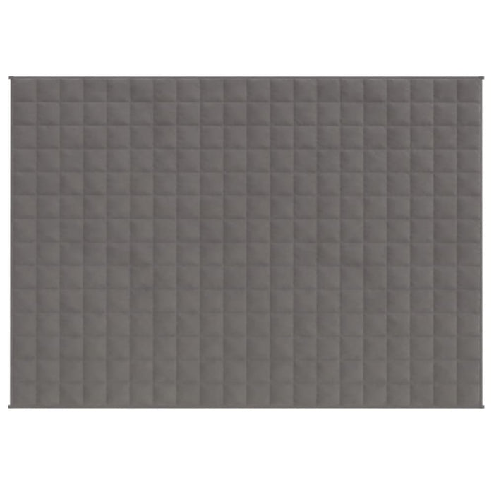 Weighted Blanket Grey 152x203 Cm 11 Kg Fabric Topantn