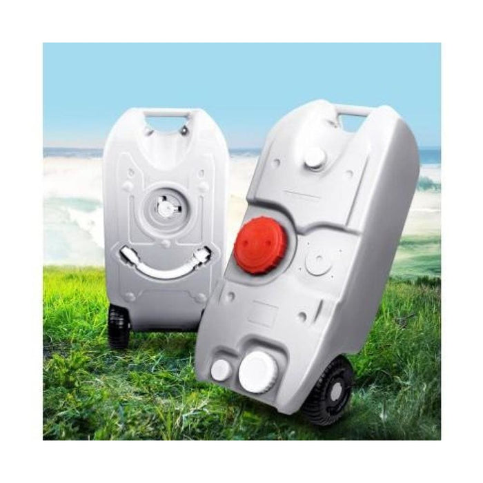 Weisshorn 40l Portable Wheel Water Tank - Grey