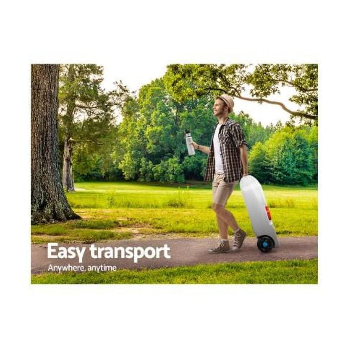 Weisshorn 40l Portable Wheel Water Tank - Grey