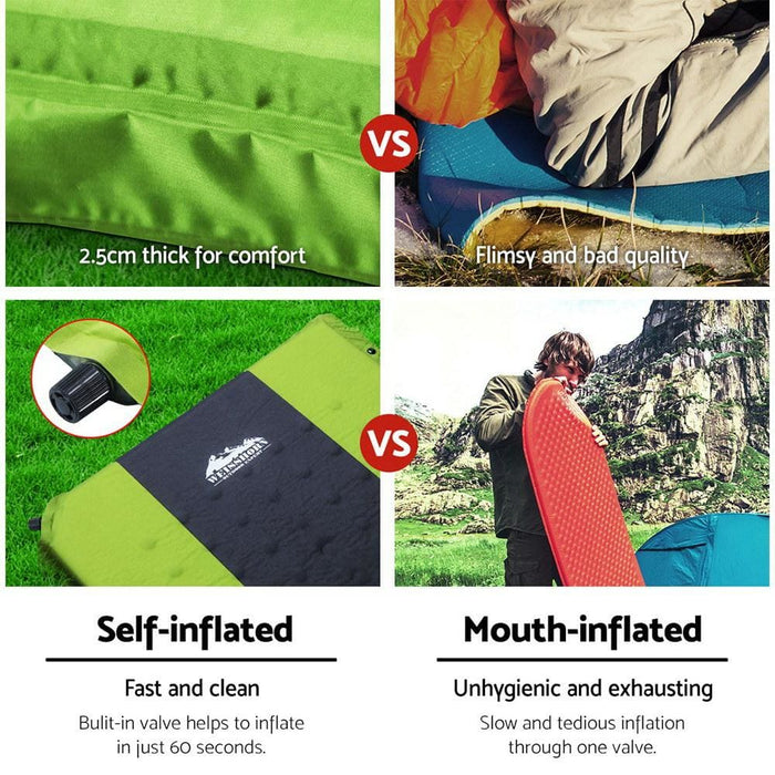 Weisshorn Self Inflating Mattress Camping Sleeping Mat Air