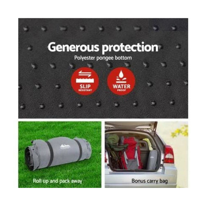 Weisshorn Single Size Self Inflating Matress - Grey