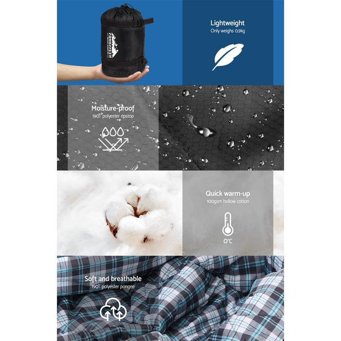 Goslash Picks Weisshorn Sleeping Bag Single Camping Hiking