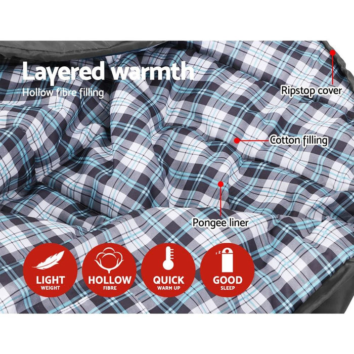 Goslash Picks Weisshorn Sleeping Bag Single Camping Hiking