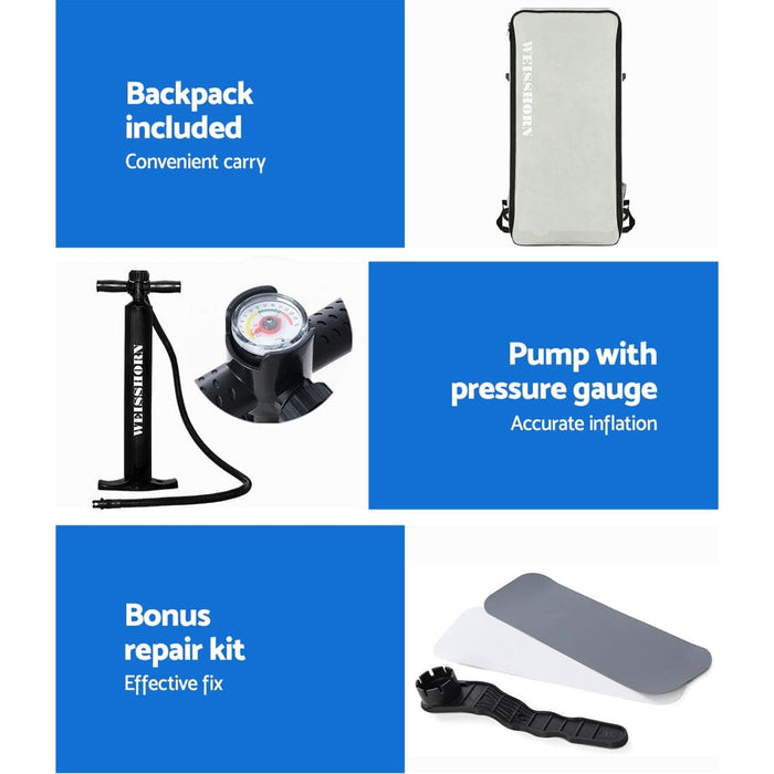 Weisshorn Stand Up Paddle Boards 11ft Inflatable Sup