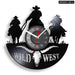 Western Horse Vinyl Record Wall Clock