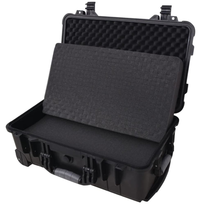 Wheel-equipped Tool Equipment Case with Pick & Pluck