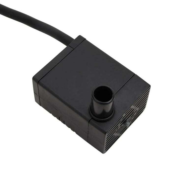 Wheeled Water Fountain with Pump 55x55x80 Cm Solid Wood Fir