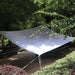 White 420d Waterproof Polyester Square Rectangle Shade Sail