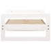 Dog Bed White 65.5x50.5x28 Cm Solid Pine Wood Nxoait