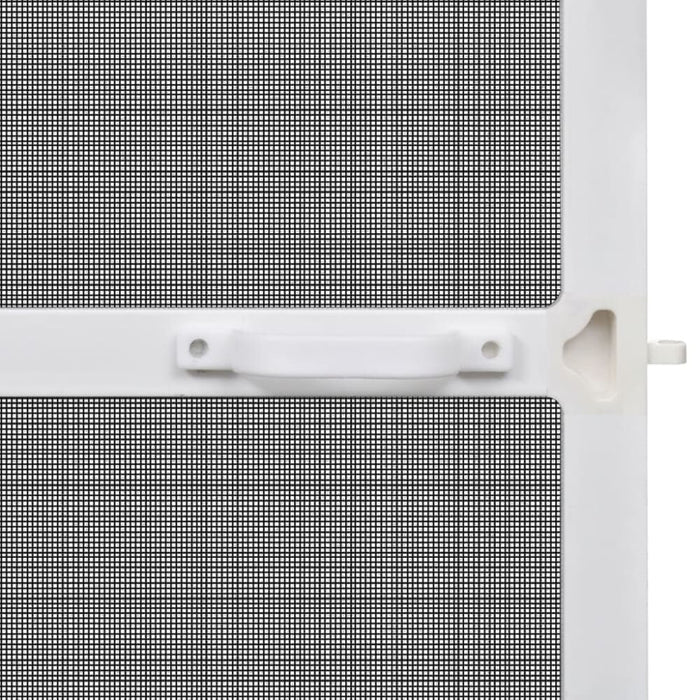 White Hinged Insect Screen for Doors 120 x 240 Cm Oaoplp
