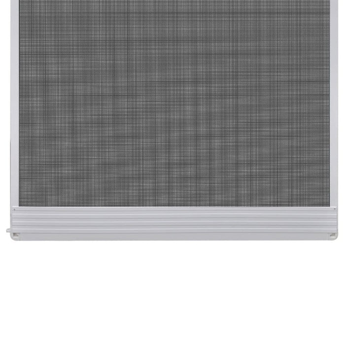 White Hinged Insect Screen for Doors 120 x 240 Cm Oaoplp