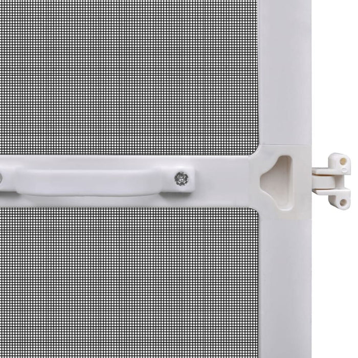 White Hinged Insect Screen for Doors 120 x 240 Cm Oaoplp