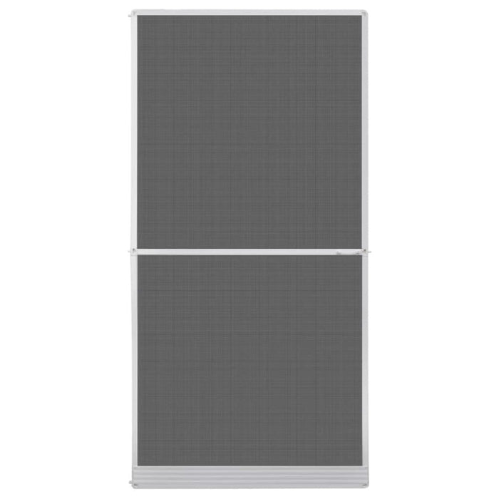 White Hinged Insect Screen for Doors 120 x 240 Cm Oaoplp