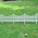 White Lawn Divider 17 Pcs 10 m Aoxxi