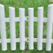 White Lawn Divider 17 Pcs 10 m Aoxxi