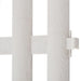 White Lawn Divider 17 Pcs 10 m Aoxxi
