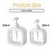 White Liquid Lotion Hand Pump Soap Dispenser Refillable