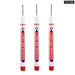 White Permanent Paint Pen Set for Multiple Surfaces 0.7mm