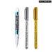 White Permanent Paint Pen Set for Multiple Surfaces 0.7mm