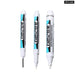 White Permanent Paint Pen Set for Multiple Surfaces 0.7mm