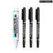 White Permanent Paint Pen Set for Multiple Surfaces 0.7mm