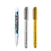 White Permanent Paint Pen Set for Multiple Surfaces 0.7mm