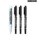 White Permanent Paint Pen Set for Multiple Surfaces 0.7mm