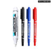 White Permanent Paint Pen Set for Multiple Surfaces 0.7mm
