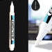 White Permanent Paint Pen Set for Multiple Surfaces 0.7mm