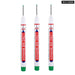 White Permanent Paint Pen Set for Multiple Surfaces 0.7mm