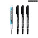 White Permanent Paint Pen Set for Multiple Surfaces 0.7mm