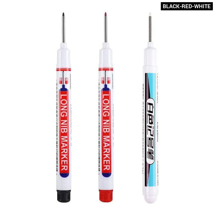 White Permanent Paint Pen Set for Multiple Surfaces 0.7mm