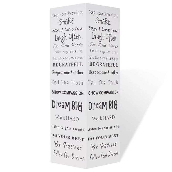 White Square Umbrella Stand Storage Holder Walking Stick