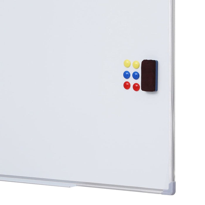 Whiteboard 90x120cm Erase Board Marker Eraser Tray Home