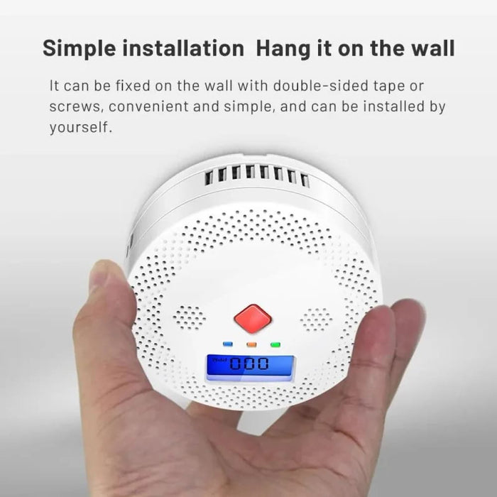 Wifi Smart Co Detector Alarm Lcd Display
