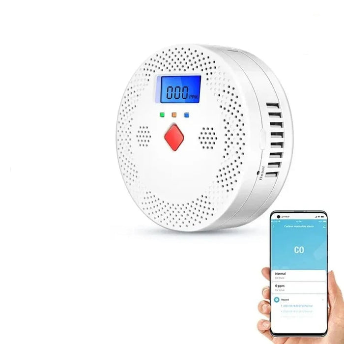 Wifi Smart Co Detector Alarm Lcd Display