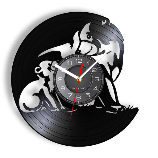 Wildlife Vinyl Record Wall Clock